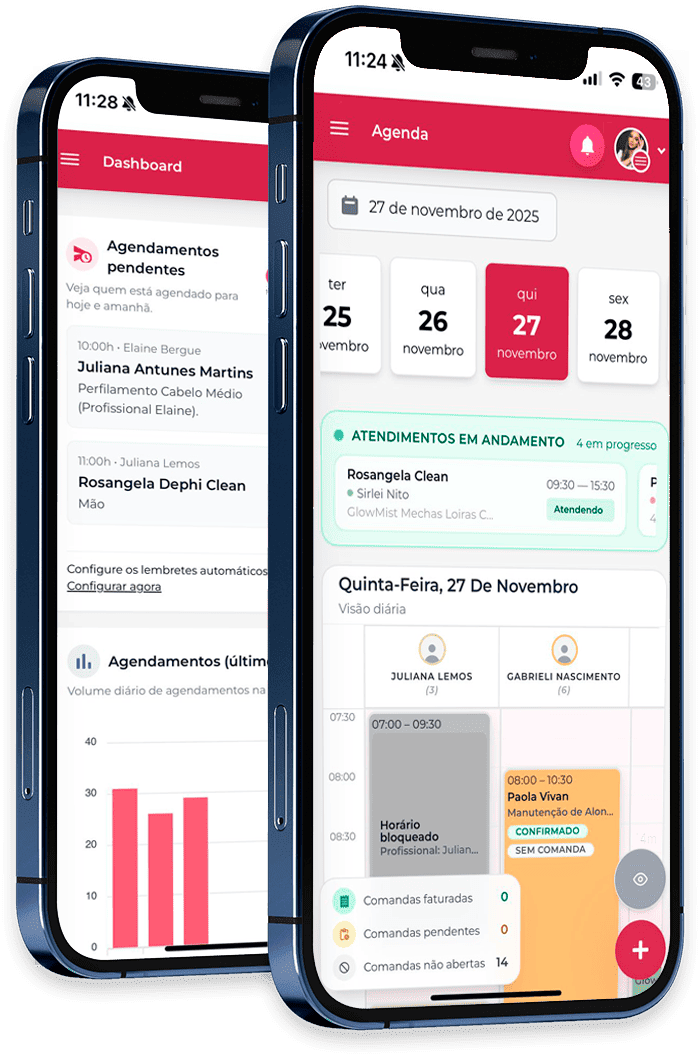 Relinq Beauty - Agenda em todos os devices